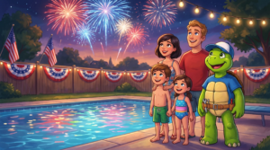 Pool cleaning fourth of July