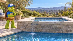 Spillover Spa Waterfall